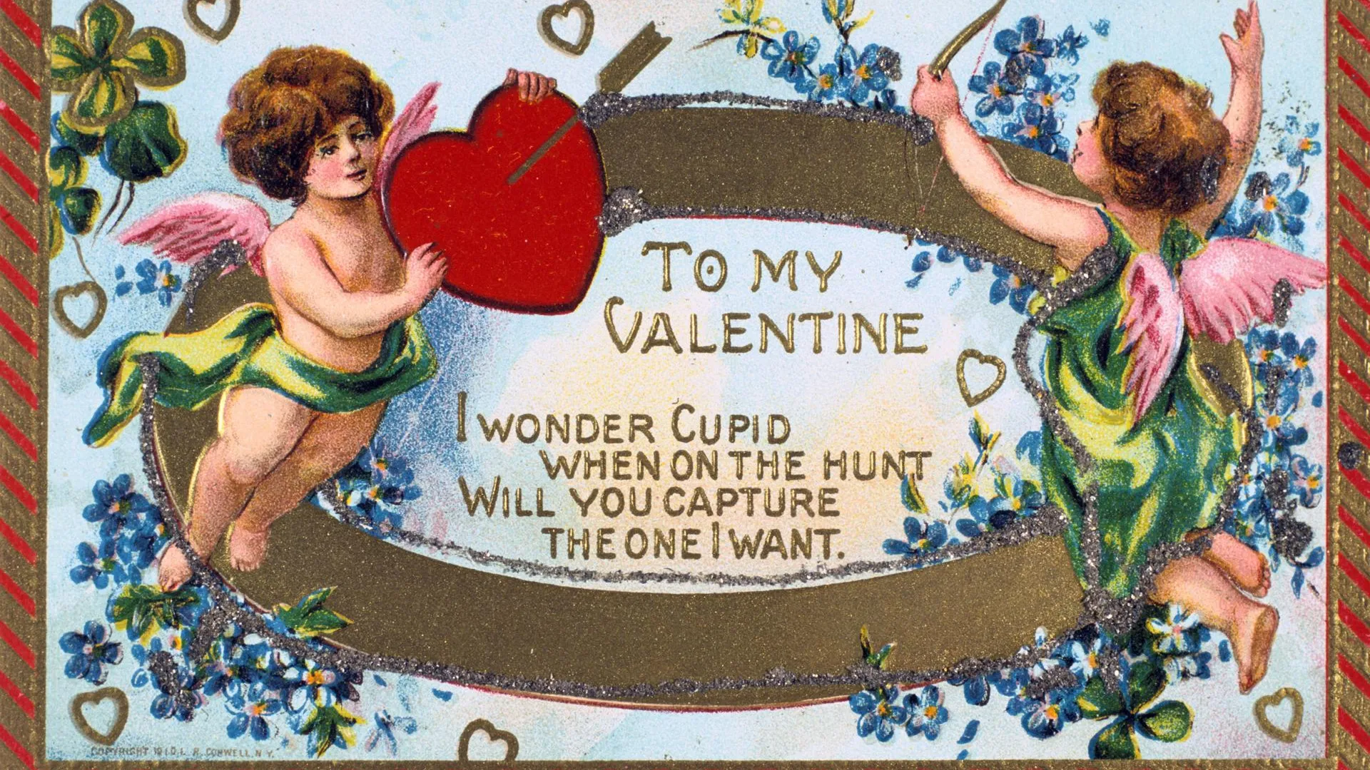 Валентинка начала ХХ века, США