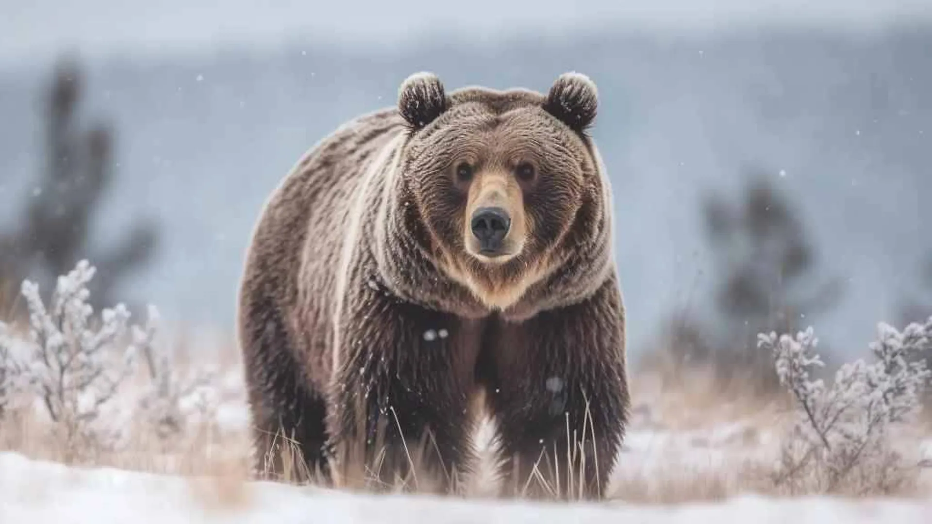 Лесорубы случайно разбудили медведя из спячки на Урале